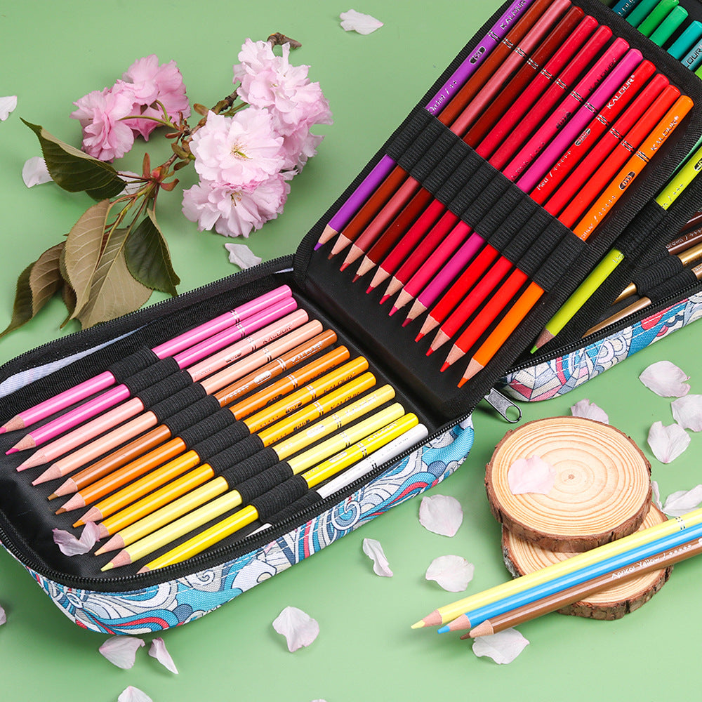 KALOUR coloured pencils showcasing vibrant colours