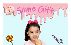 six colours of slime clay for kids