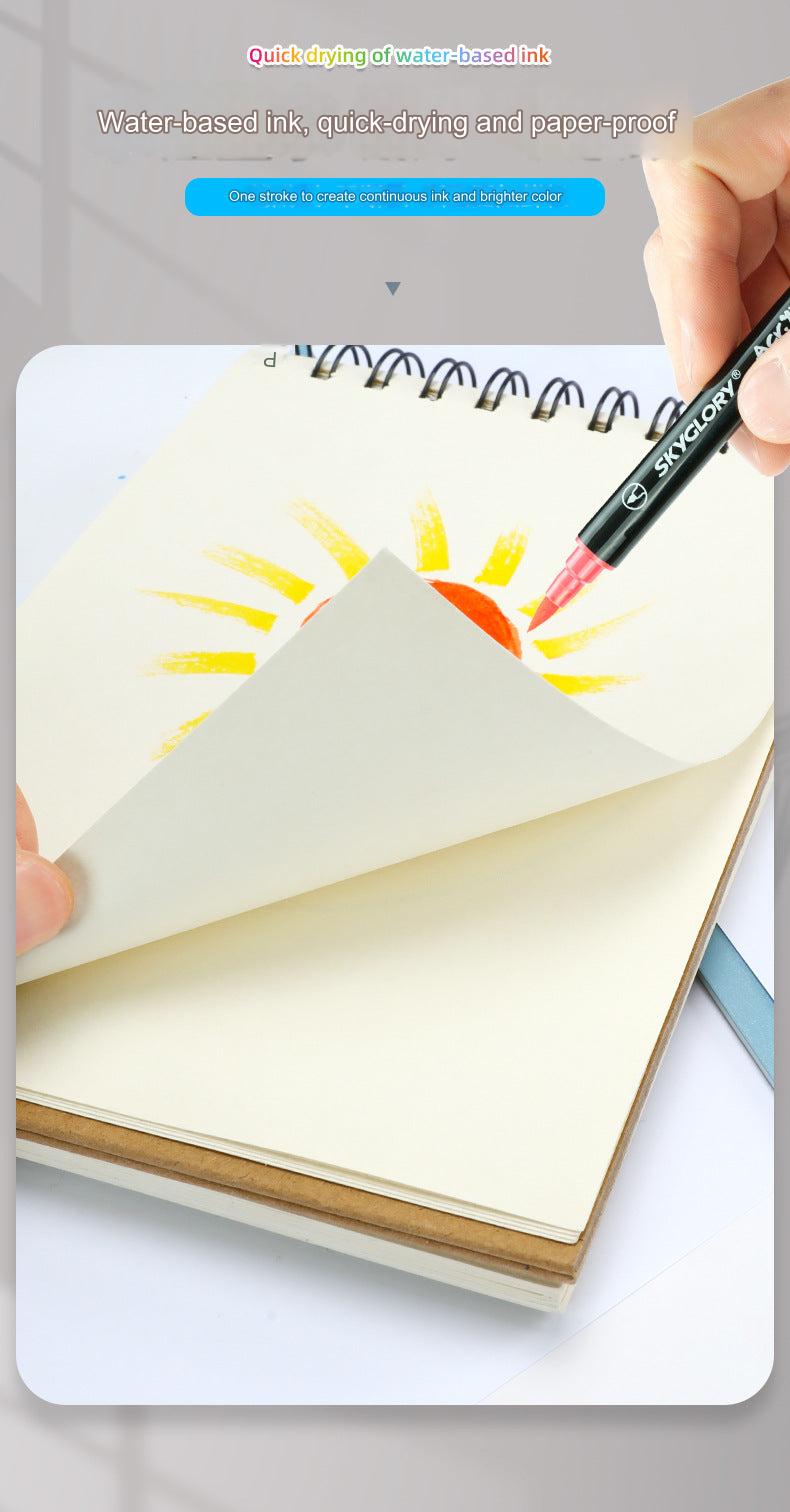 Vibrant colours of Skyglory markers displayed