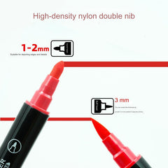 Artistic creations using dual-tip markers