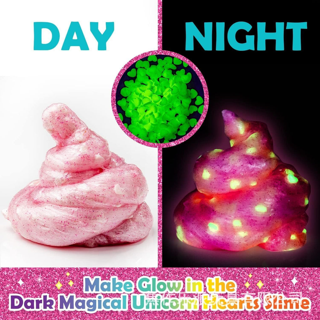 Sensory play with colourful slime creations