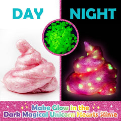 Sensory play with colourful slime creations