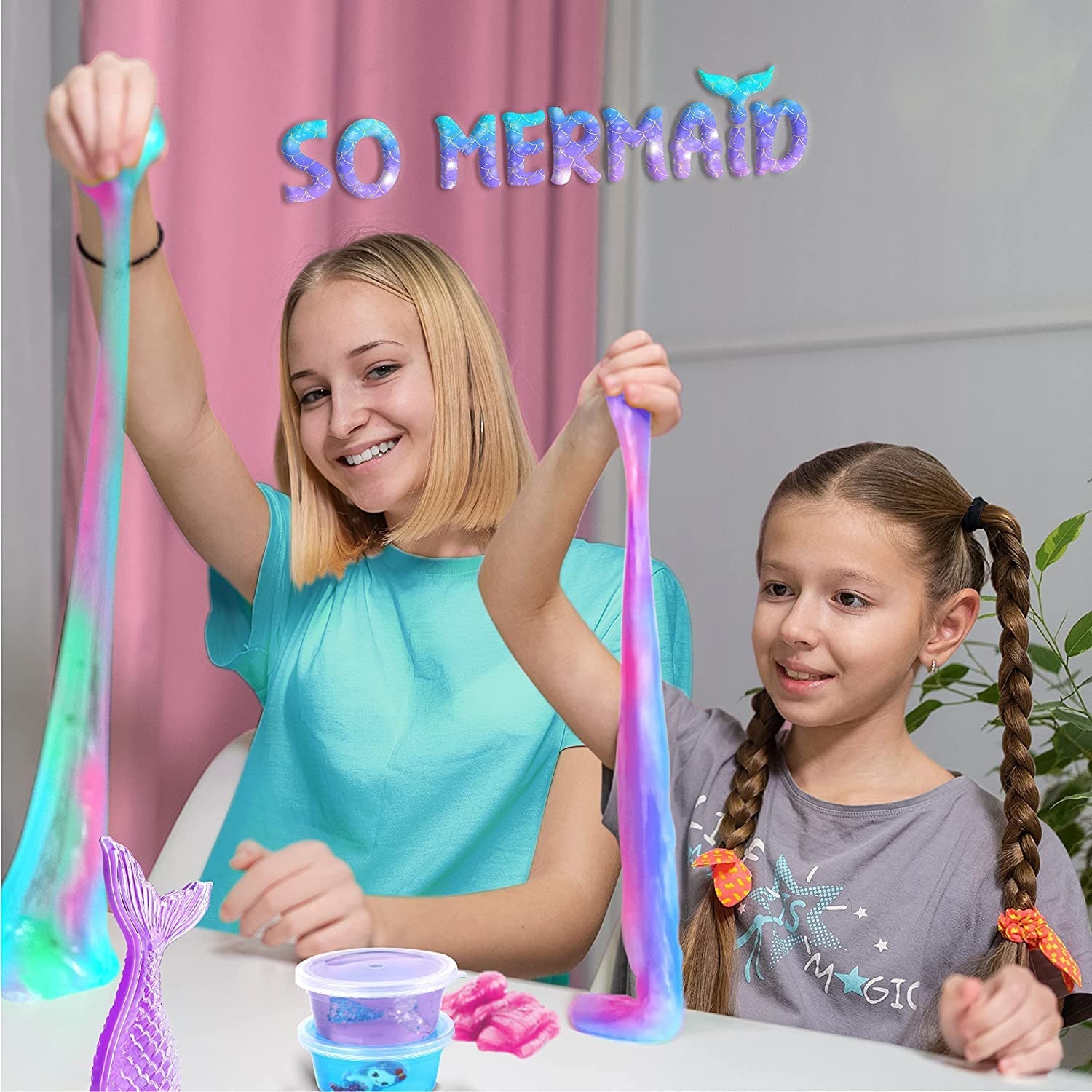 Instructions for making fluffy slime
