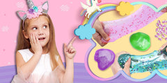 DIY Ice Cream Slime Kit image 2 - vibrant colour options