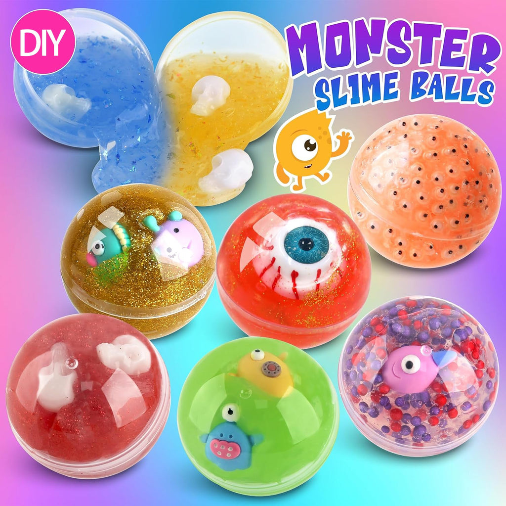 Assorted colour options in Unicorn DIY Slime Kit
