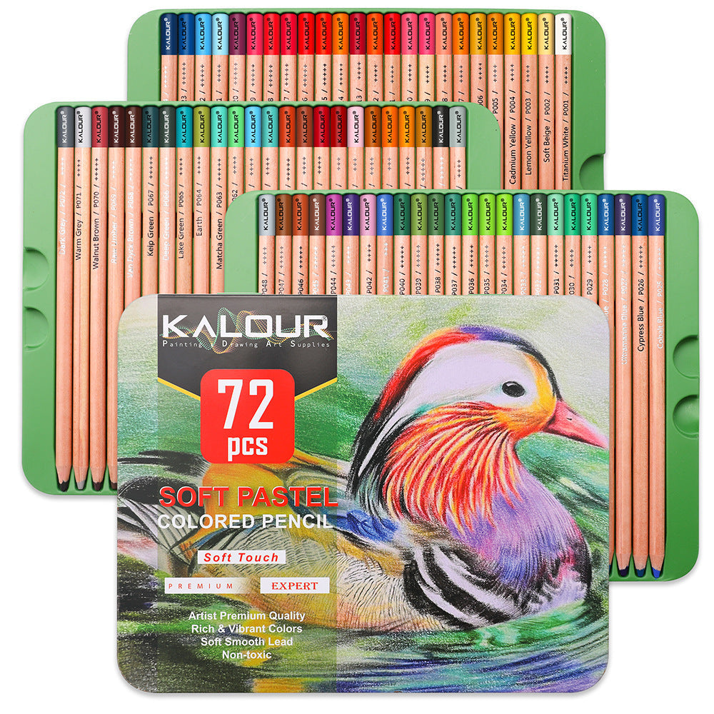 Kalour colored pencils in metal case image 2
