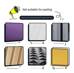 Non-repetitive stickers for arts and crafts