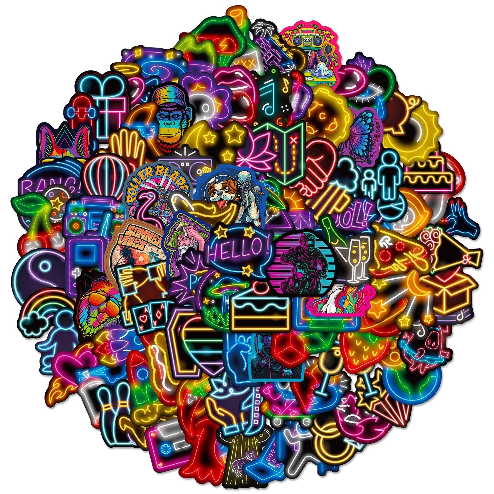 100-piece Sticker Collection Image 3
