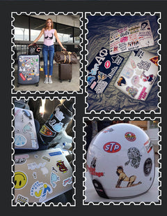 Customization of personal items with cat decals