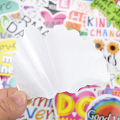 Pack of inspiring quote stickers image 6