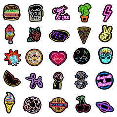 Creative Neon Graffiti Sticker design 4