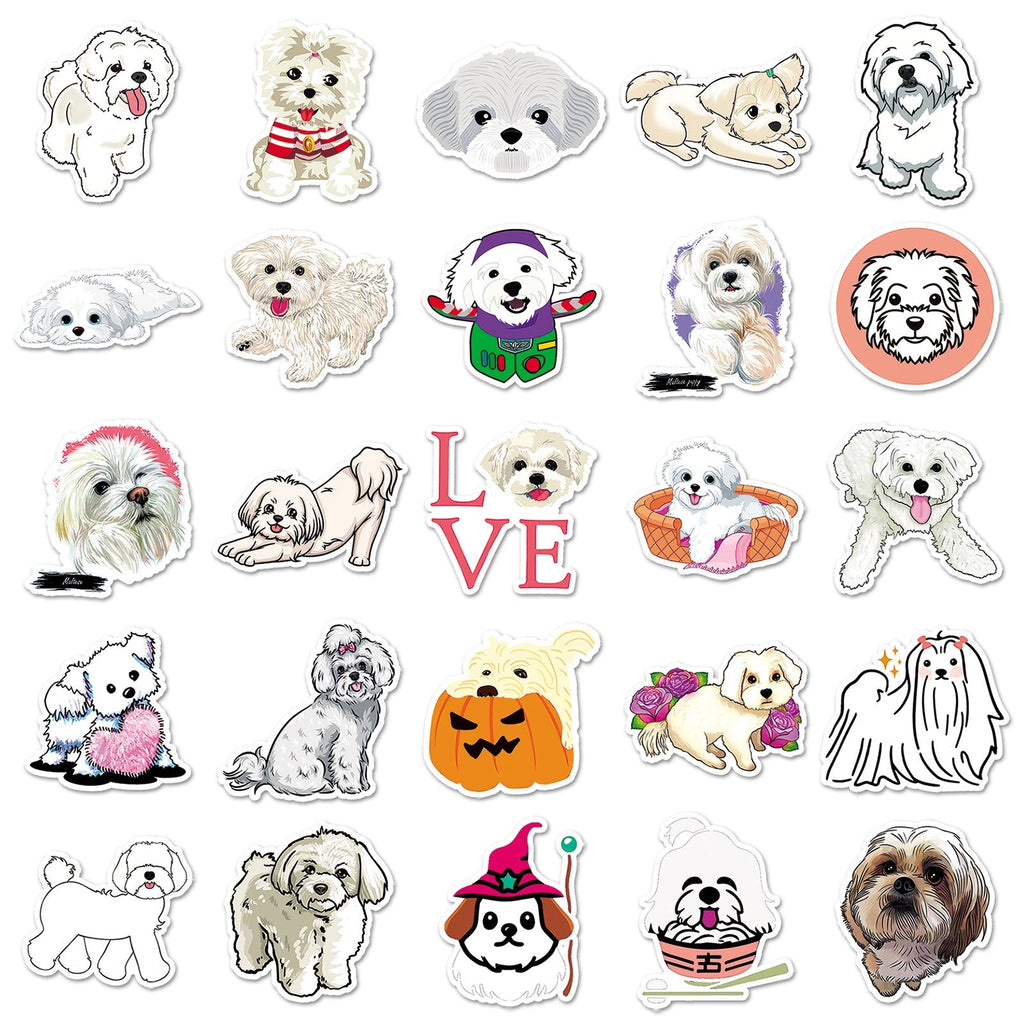 creative dog decal applications