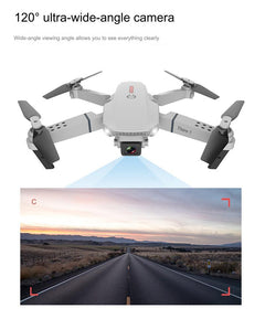 E88 drone field test in action