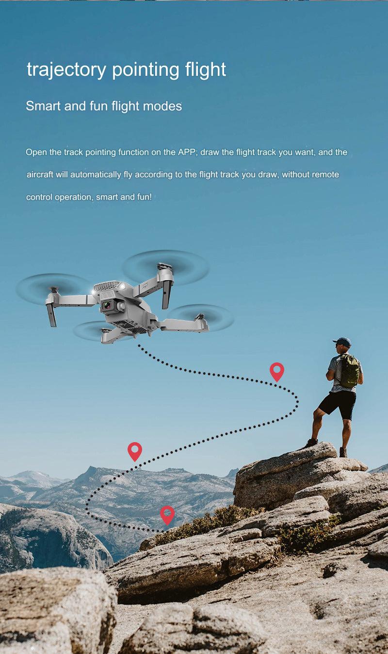 E88 drone showcasing easy storage