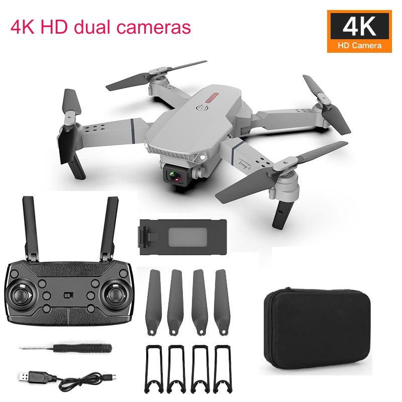 close-up of E88 drone camera