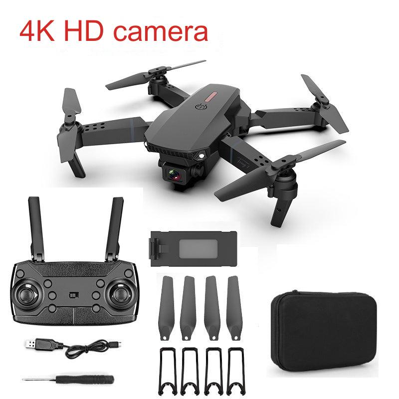 folded E88 drone on a surface