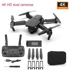 E88 quadcopter during aerial photography