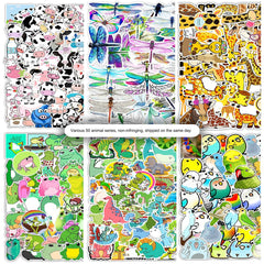 Holographic stickers in different sizes and designs