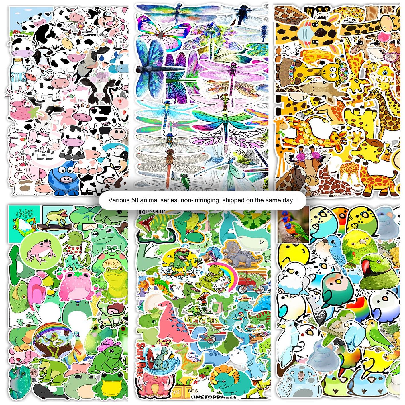 Holographic stickers in different sizes and designs