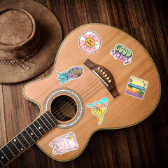 stickers on mobile phone