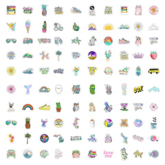 individual stickers showcasing unique designs