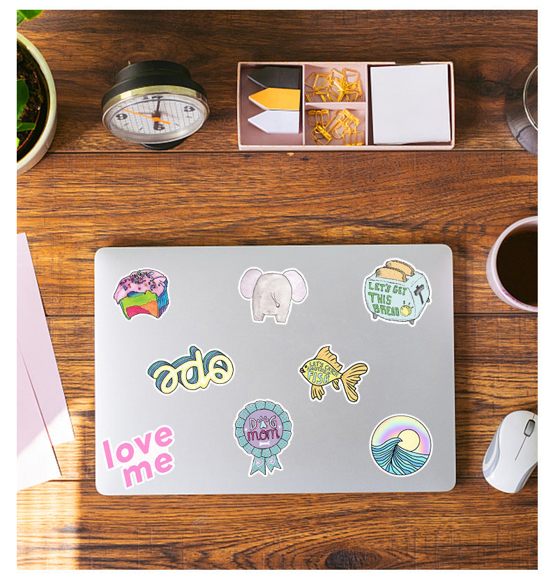 individual stickers showcasing unique designs