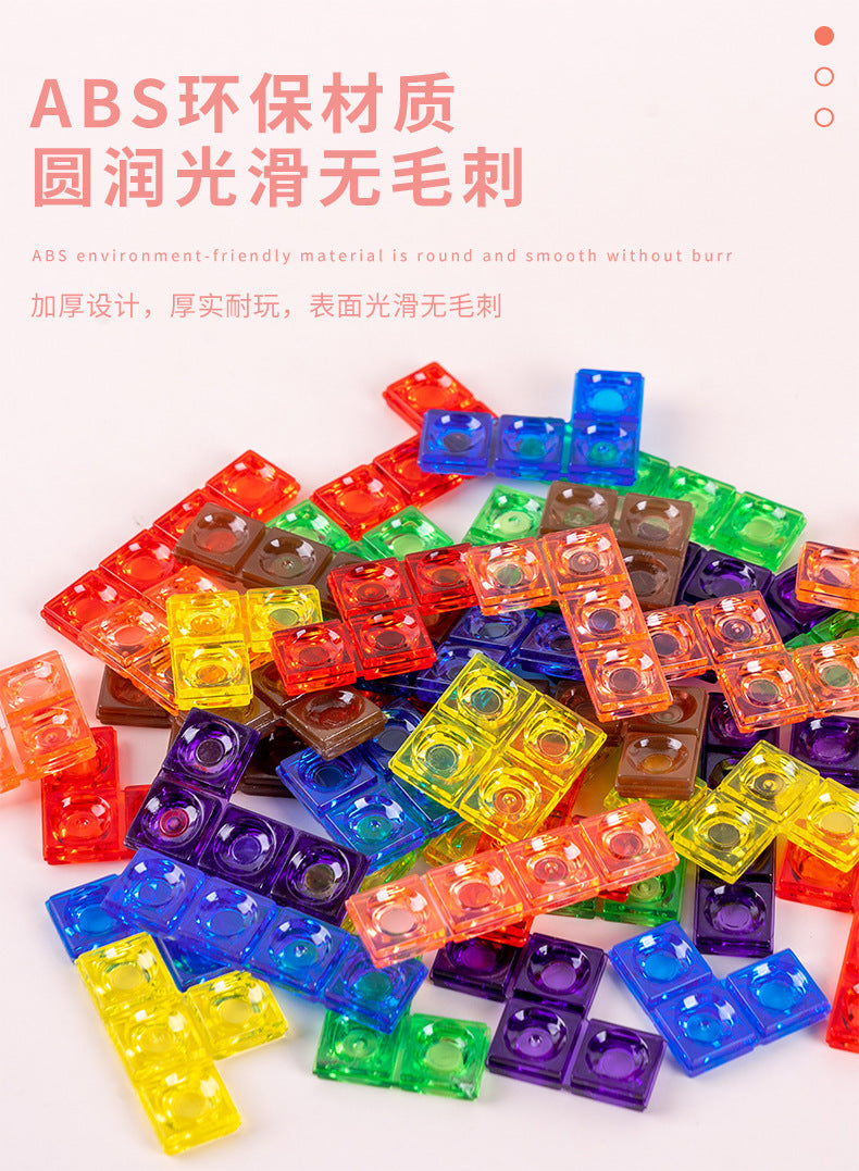 Creative play with 3D puzzle blocks