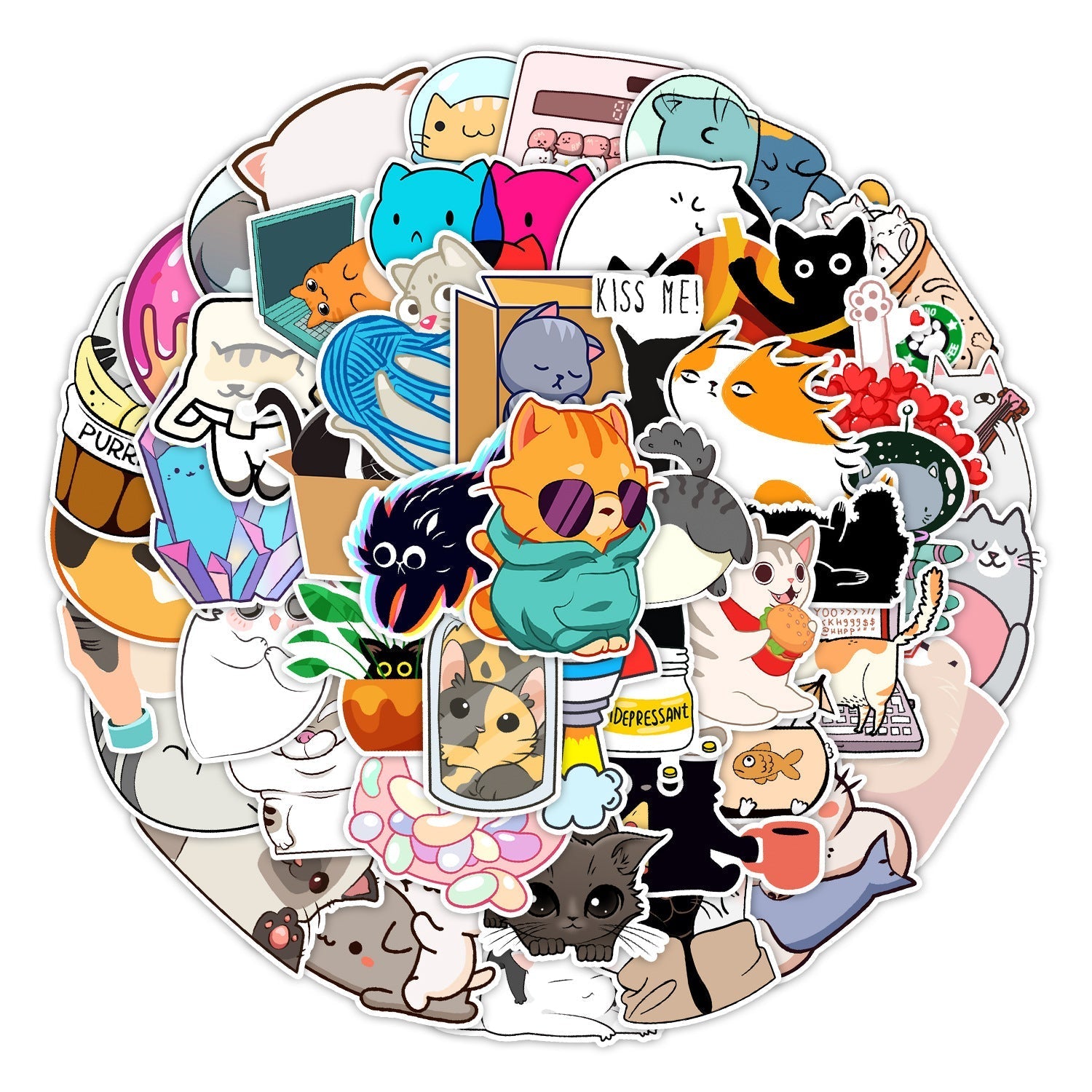 Fun dog stickers for personal items 5