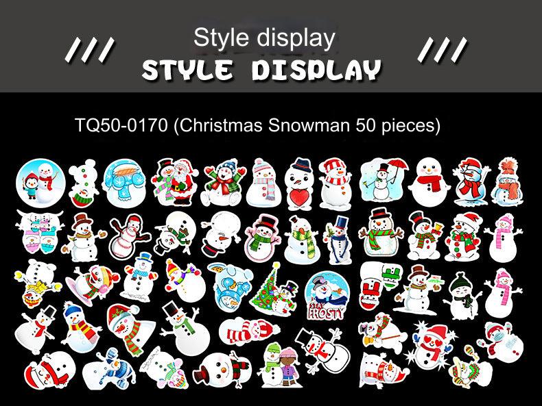 100 piece Halloween sticker set showcased