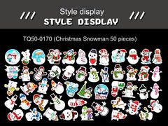 100 piece Halloween sticker set showcased