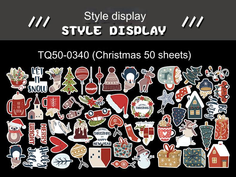 Variety of designs in the waterproof sticker set