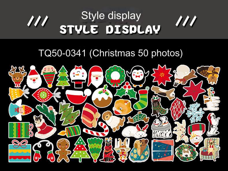 Vibrant Halloween themed waterproof stickers set