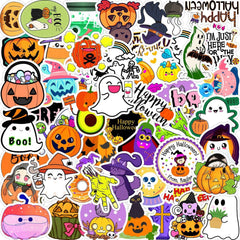 Party favours using decorative stickers