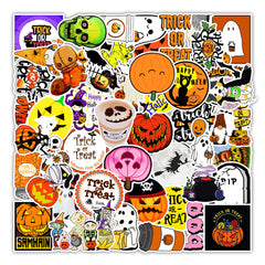 Application of graffiti stickers on a notebook