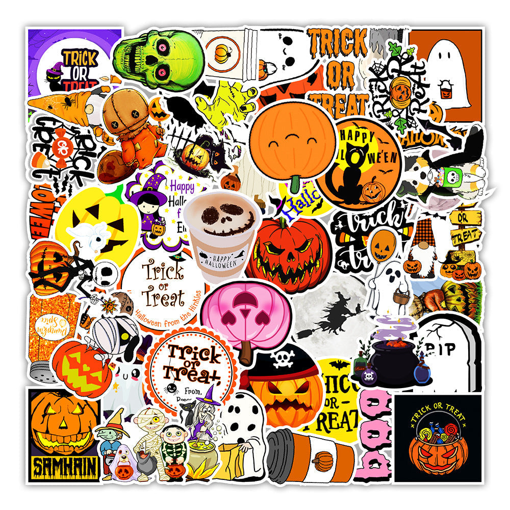 Application of graffiti stickers on a notebook