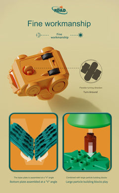 high-quality plastic racing tracks and cars