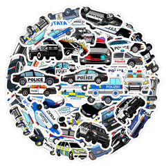 Creative police car decals for notebooks image 4