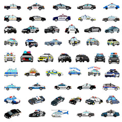 Fun police car stickers for water bottles image 6