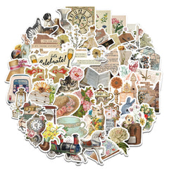 Creative uses of vintage stickers in art