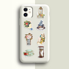 Vintage Artistic Sticker Pack showcasing unique designs