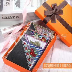 Step by step guide to DIY diamond bookmark