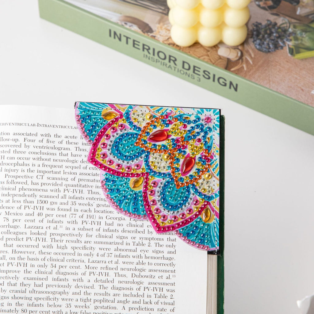 Craft kit essentials for making bookmarks