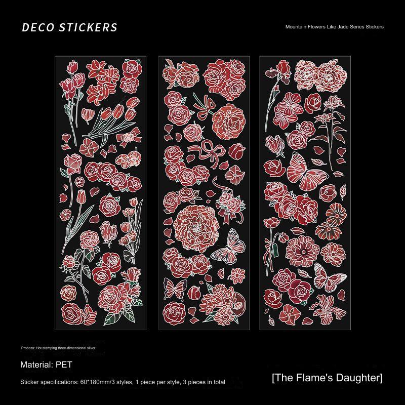 Infeel.Me Floral Bloom Premium PET Sticker
