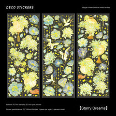 Assorted Floral Stickers for Crafts