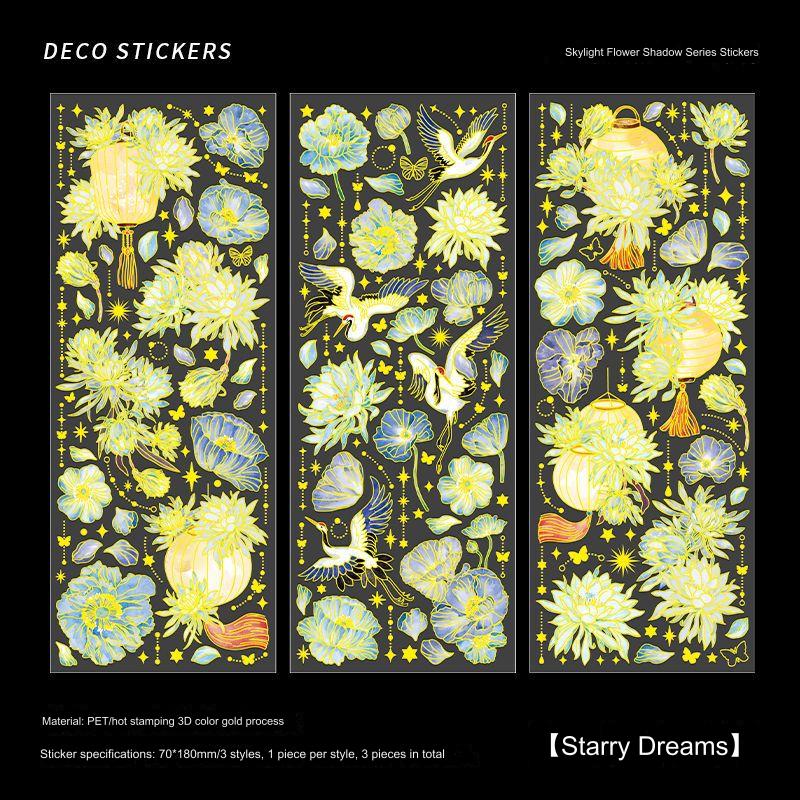 Assorted Floral Stickers for Crafts