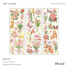 Infeel.Me Floral Bloom Premium PET Sticker