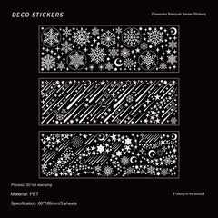 Gold-Pressed Decorative Sticker