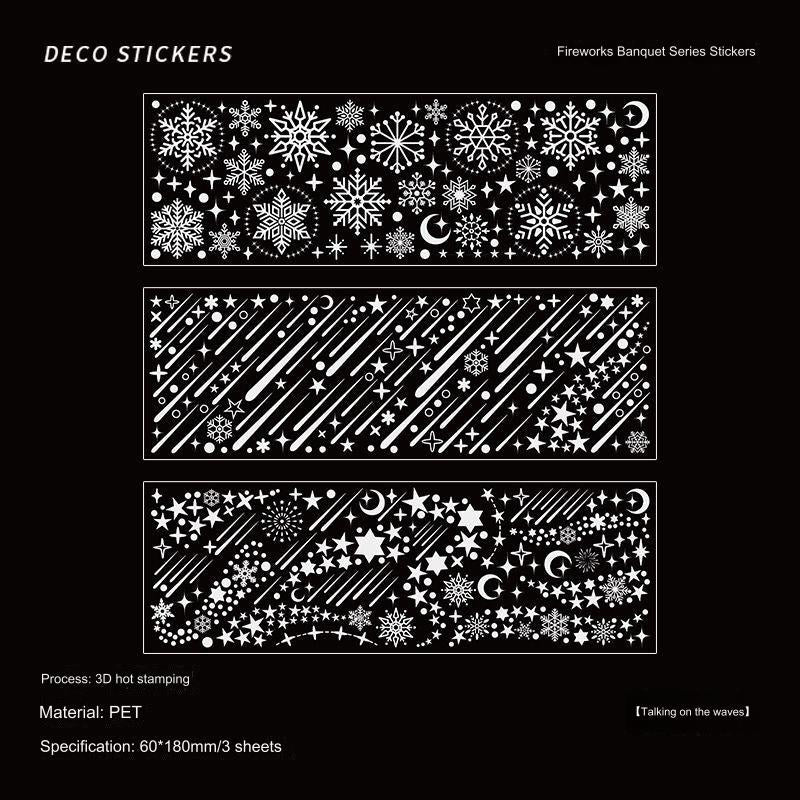 Gold-Pressed Decorative Sticker