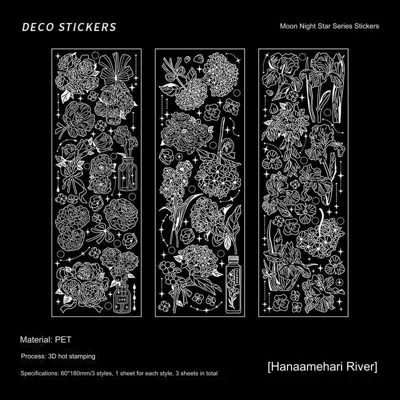 Assorted Floral Stickers for Crafts