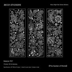 Gold-Pressed Decorative Sticker